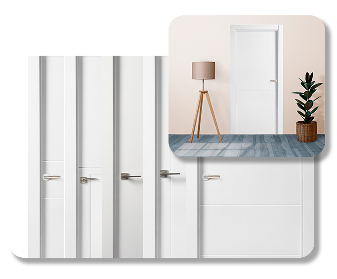 foto de puertas de diferentes colores